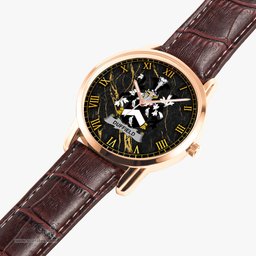 Irish Duffield Irish Coat of Arms Irish Watch Instafamous Quartz Leather Strap