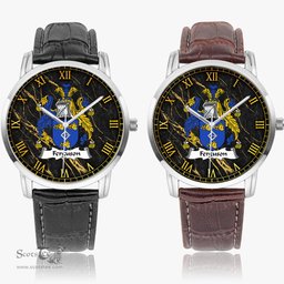 Irish Ferguson Irish Coat of Arms Irish Watch Instafamous Quartz Leather Strap