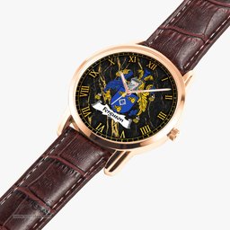 Irish Ferguson Irish Coat of Arms Irish Watch Instafamous Quartz Leather Strap