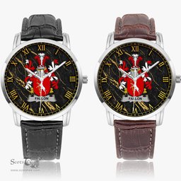 Irish Fallon or O Fallon Irish Coat of Arms Irish Watch Instafamous Quartz Leather Strap