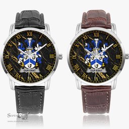 Irish Durrant Irish Coat of Arms Irish Watch Instafamous Quartz Leather Strap