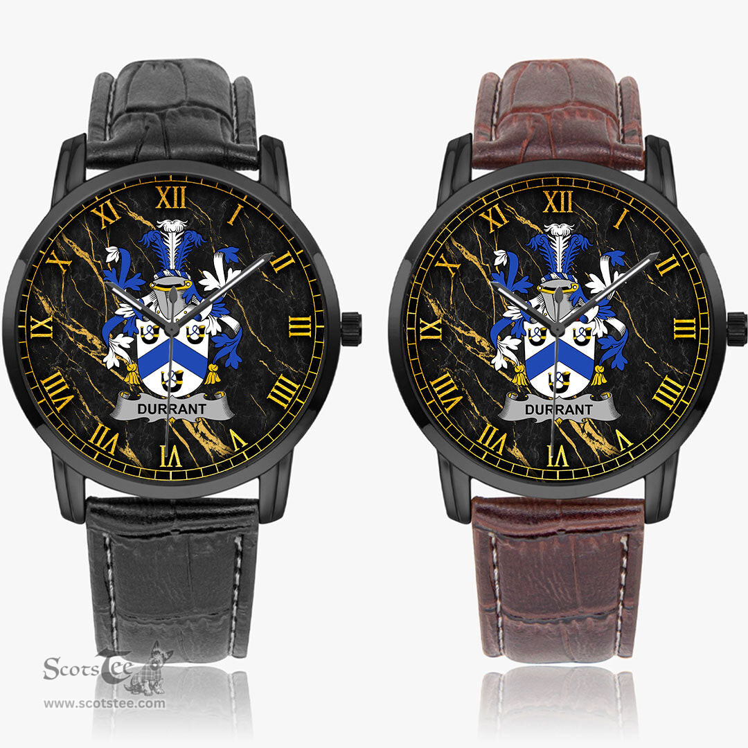 Irish Durrant Irish Coat of Arms Irish Watch Instafamous Quartz Leather Strap
