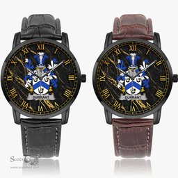 Irish Durrant Irish Coat of Arms Irish Watch Instafamous Quartz Leather Strap