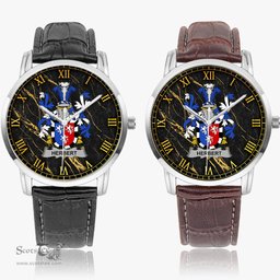 Irish Herbert Irish Coat of Arms Irish Watch Instafamous Quartz Leather Strap