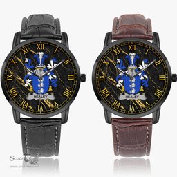 Irish Healey or O Healey Irish Coat of Arms Irish Watch Instafamous Quartz Leather Strap