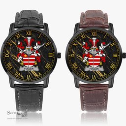 Irish Fuller Irish Coat of Arms Irish Watch Instafamous Quartz Leather Strap