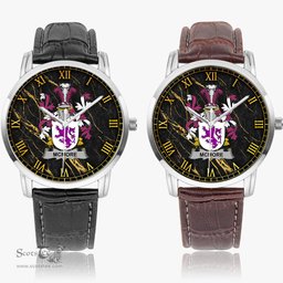 Irish McMore or More Irish Coat of Arms Irish Watch Instafamous Quartz Leather Strap