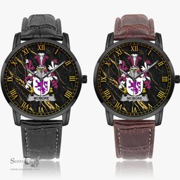 Irish McMore or More Irish Coat of Arms Irish Watch Instafamous Quartz Leather Strap