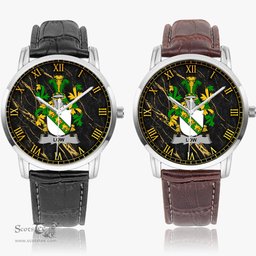 Irish Low Irish Coat of Arms Irish Watch Instafamous Quartz Leather Strap