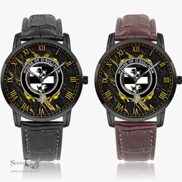 Irish House of O SULLIVAN Beare Irish Coat of Arms Irish Watch Instafamous Quartz Leather Strap