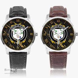Irish House of O DEA Irish Coat of Arms Irish Watch Instafamous Quartz Leather Strap