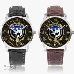 Irish House of O DORAN Irish Coat of Arms Irish Watch Instafamous Quartz Leather Strap