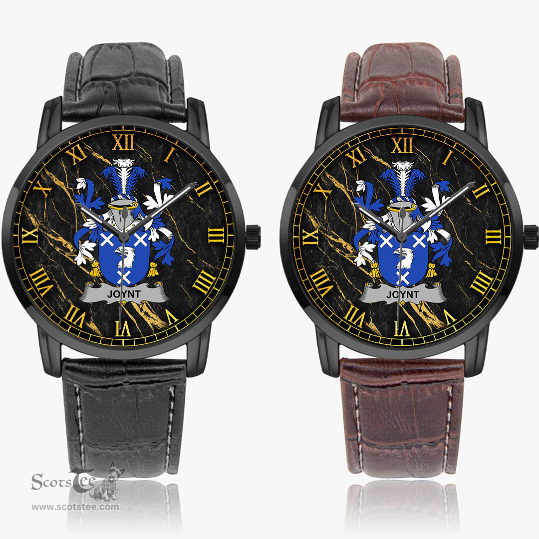 Irish Joynt Irish Coat of Arms Irish Watch Instafamous Quartz Leather Strap