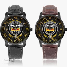 Irish House of O RAFFERTY Irish Coat of Arms Irish Watch Instafamous Quartz Leather Strap