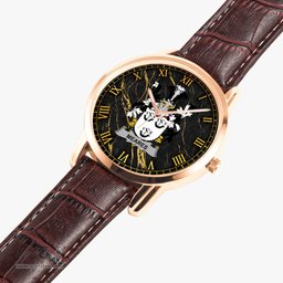 Irish Meares Irish Coat of Arms Irish Watch Instafamous Quartz Leather Strap