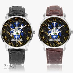 Irish Woulfe Irish Coat of Arms Irish Watch Instafamous Quartz Leather Strap