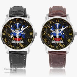 Irish Rafter Irish Coat of Arms Irish Watch Instafamous Quartz Leather Strap