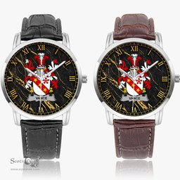 Irish Vance Irish Coat of Arms Irish Watch Instafamous Quartz Leather Strap