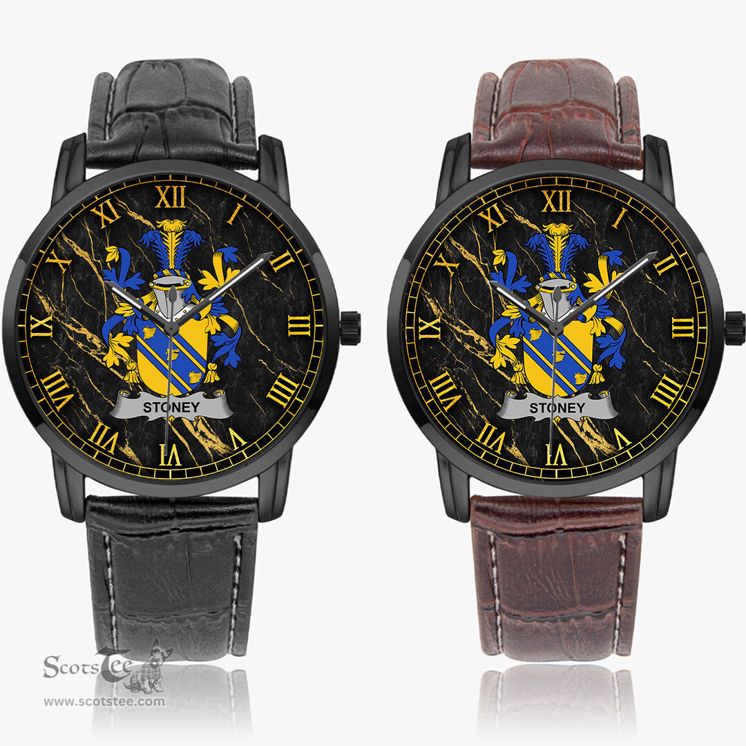 Irish Stoney Irish Coat of Arms Irish Watch Instafamous Quartz Leather Strap