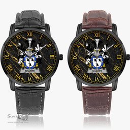 Irish Sharpe Irish Coat of Arms Irish Watch Instafamous Quartz Leather Strap