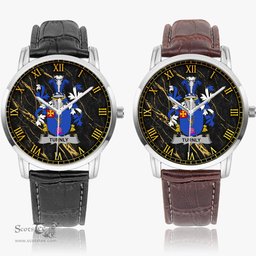 Irish Turnly or Turnley Irish Coat of Arms Irish Watch Instafamous Quartz Leather Strap