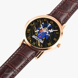 Irish Turnly or Turnley Irish Coat of Arms Irish Watch Instafamous Quartz Leather Strap