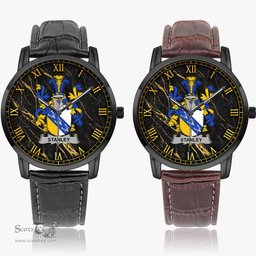 Irish Stanley Irish Coat of Arms Irish Watch Instafamous Quartz Leather Strap
