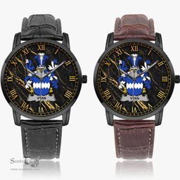 Irish Vyan Irish Coat of Arms Irish Watch Instafamous Quartz Leather Strap