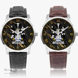 Irish Rawson Irish Coat of Arms Irish Watch Instafamous Quartz Leather Strap