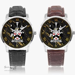 Irish Wethers Irish Coat of Arms Irish Watch Instafamous Quartz Leather Strap
