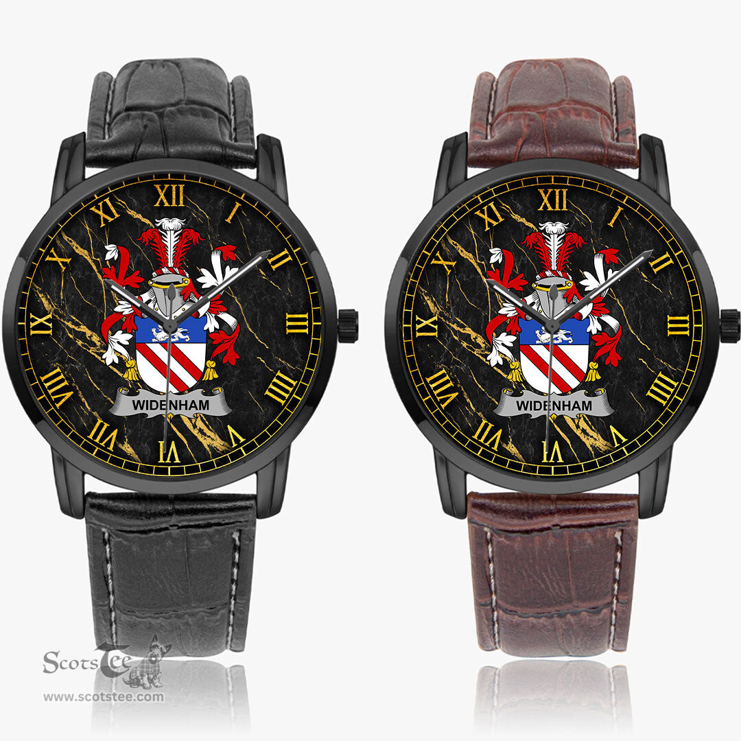 Irish Widenham Irish Coat of Arms Irish Watch Instafamous Quartz Leather Strap