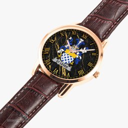 Irish St.Leger Irish Coat of Arms Irish Watch Instafamous Quartz Leather Strap