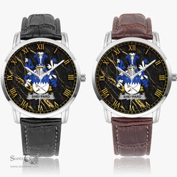 Irish Sheppard Irish Coat of Arms Irish Watch Instafamous Quartz Leather Strap