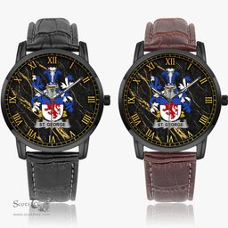 Irish St. George Irish Coat of Arms Irish Watch Instafamous Quartz Leather Strap