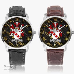 Irish Ring or O Ring Irish Coat of Arms Irish Watch Instafamous Quartz Leather Strap