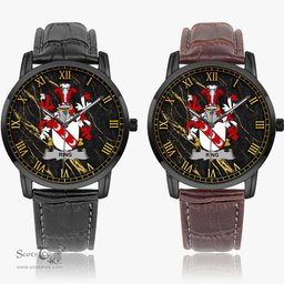 Irish Ring or O Ring Irish Coat of Arms Irish Watch Instafamous Quartz Leather Strap