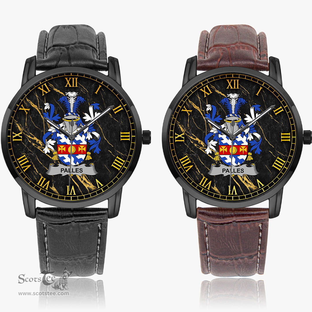 Irish Palles Irish Coat of Arms Irish Watch Instafamous Quartz Leather Strap