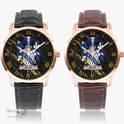 Irish Petty Irish Coat of Arms Irish Watch Instafamous Quartz Leather Strap