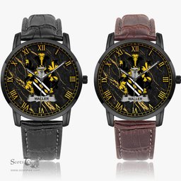 Irish Waller Irish Coat of Arms Irish Watch Instafamous Quartz Leather Strap