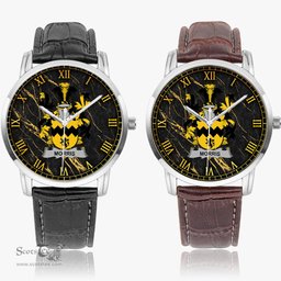 Irish Morris Irish Coat of Arms Irish Watch Instafamous Quartz Leather Strap