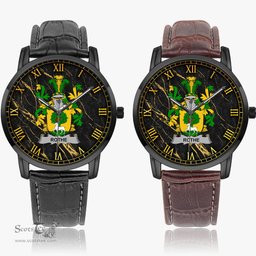 Irish Rothe Irish Coat of Arms Irish Watch Instafamous Quartz Leather Strap