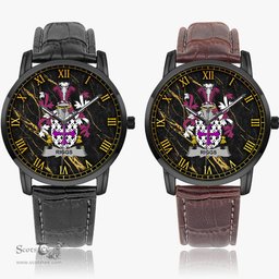 Irish Riggs Irish Coat of Arms Irish Watch Instafamous Quartz Leather Strap