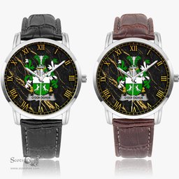 Irish O Donoghue Irish Coat of Arms Irish Watch Instafamous Quartz Leather Strap