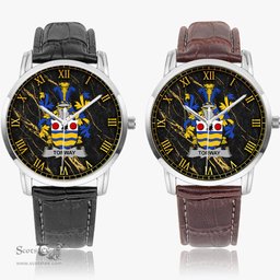 Irish Torway Irish Coat of Arms Irish Watch Instafamous Quartz Leather Strap