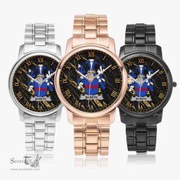 Irish Bareth Irish Coat of Arms Irish Watch Folding Clasp Type Stainless Steel Quartz Watch