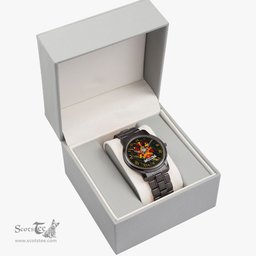 Irish Dennis Irish Coat of Arms Irish Watch Folding Clasp Type Stainless Steel Quartz Watch