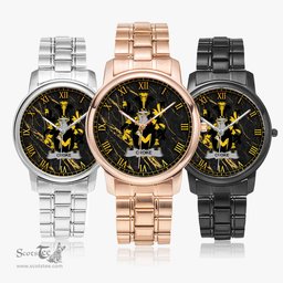 Irish Croke Irish Coat of Arms Irish Watch Folding Clasp Type Stainless Steel Quartz Watch