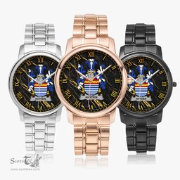 Irish Hayden or O Hayden Irish Coat of Arms Irish Watch Folding Clasp Type Stainless Steel Quartz Watch