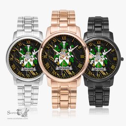 Irish HawkinsIII Irish Coat of Arms Irish Watch Folding Clasp Type Stainless Steel Quartz Watch