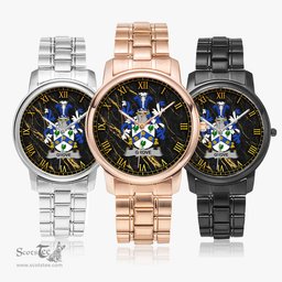 Irish Grove Irish Coat of Arms Irish Watch Folding Clasp Type Stainless Steel Quartz Watch